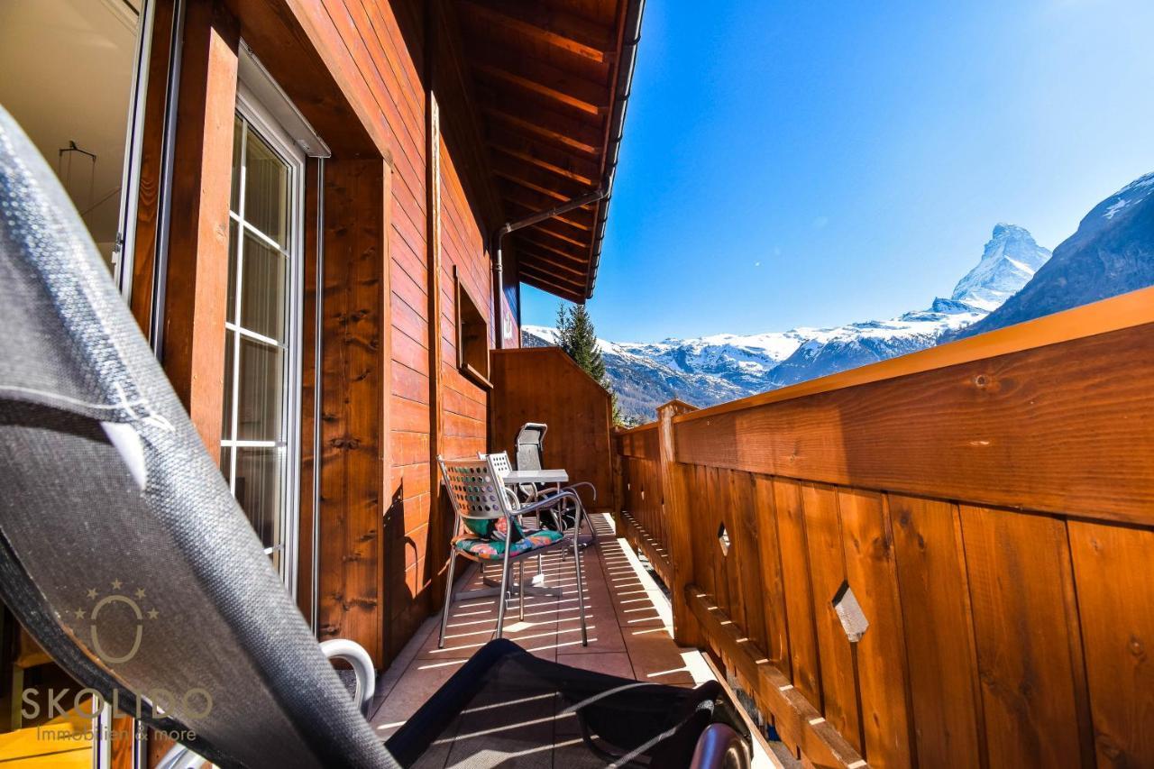 Wohnung In Zermatt Mit Postkarten Matterhornblick エクステリア 写真