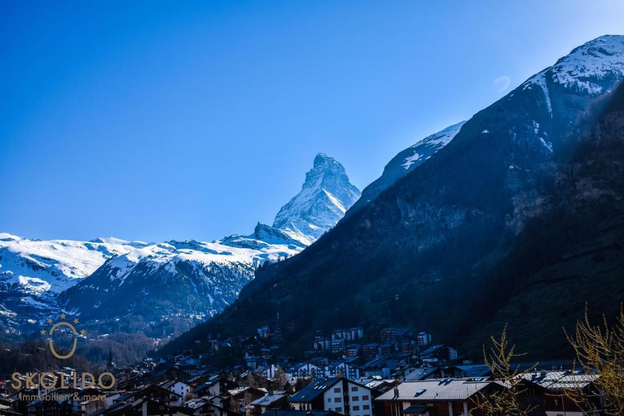 Wohnung In Zermatt Mit Postkarten Matterhornblick エクステリア 写真